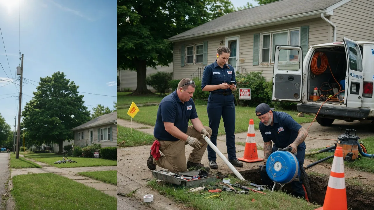 Sewer Line Repair in Castleton, IL near me